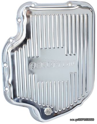 Chrome Transmission Pan - Suit GM TH400, Deep Pan With Drain Plug