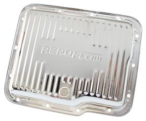 Chrome Transmission Pan - Suit GM Powerglide, Deep Pan With Drain Plug