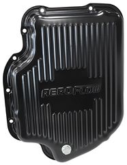 Black Transmission Pan - Suit GM TH400, Deep Pan With Drain Plug