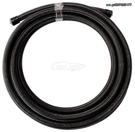 200 Series PTFE S/S Braided Hose -3AN - Black - 1m