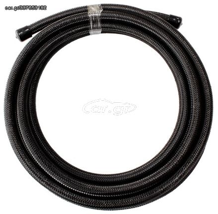 200 Series PTFE S/S Braided Hose -3AN - Black - 2m