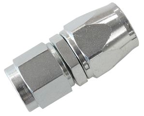 Zinc Coated Steel Straight Hose End -6AN to -6AN - Suit 200 Series PTFE (Teflon) Hose