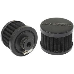 Black Clamp On Breather 2" (50.8mm) O.D. x 1-1/2" (38mm) High, 3/8" (10mm) Flange Inside Diameter