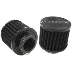 Black Clamp On Breather 3" (76.2mm) O.D. x 2-1/2" (63.5mm) High, 1-3/8" (34.9mm) Flange Inside Diameter