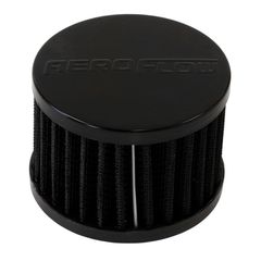 Black Push In Breather - 3" O.D. x 2-1/2" High, 1-1/4" Flange Inside Diameter