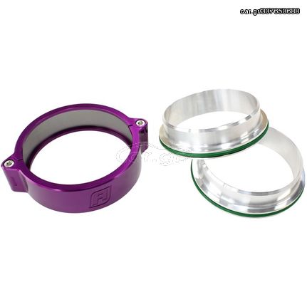 2.0" BILLET INTERCOOLER CLAMPS QUICK CONNECT PURPLE CLAMP Aeroflow - AF 25-2000PUR