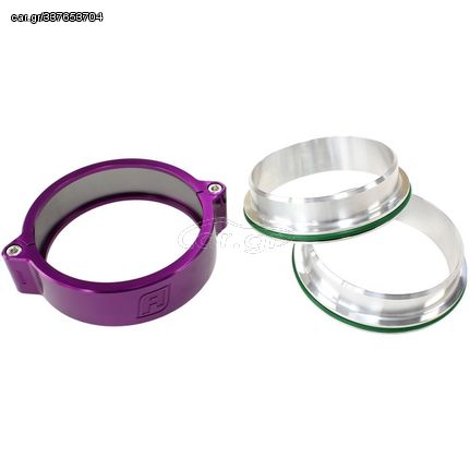 3.0" BILLET INTERCOOLER CLAMPS QUICK CONNECT PURPLE CLAMP Aeroflow - AF 25-3000PUR