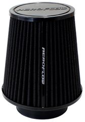 Universal 3-1/2" (90mm) Clamp-On Polyurethane Tapered Pod Filter 6.1" (155mm) High x 6.1" (155mm) Base O.D x 4.6" (117mm) Top O.D