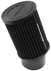 Universal Round Straight 2-7/16" (62mm) Clamp-On Filter - Black Top