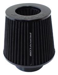 Universal Tapered 3" Clamp-On Filter - Black - 5 in H x 6 in Base OD x 4.724 in Top OD
