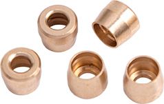 Brass Concave Seat Olive Inserts -3AN (5 Pack) - For use with AF232-03 and AF236-03
