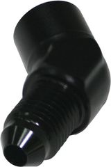 45° Female NPT to Male AN Adapter 1/8" to -4AN - Black Finish