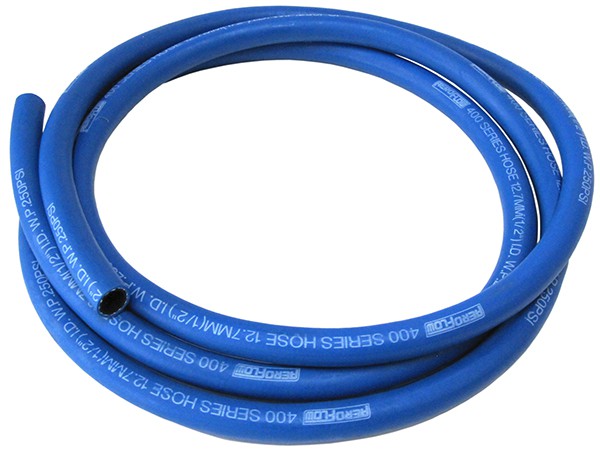 400 Series Push Lock Hose -5AN (Blue) - 3m