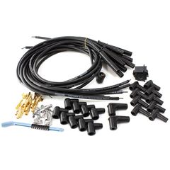 Xpro Universal 8.5mm V8 Ignition Lead Set with Multi-angle Boots - Black  - Suit Standard & HEI Caps