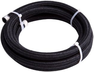 450 Series Black Braided Light Weight Hose -6AN - 4.5m