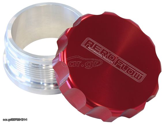 1" Billet Aluminium Weld-On Filler with Red Cap -