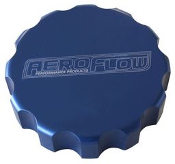 Billet Radiator Cap Cover -  Suit Small Cap, Blue Finish