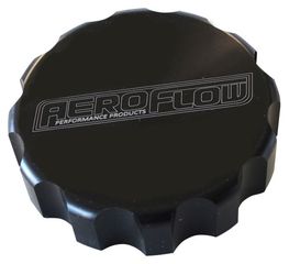 Billet Radiator Cap Cover -  Suit Small Cap, Black Finish