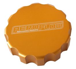 Billet Radiator Cap Cover -  Suit Small Cap, Gold Finish