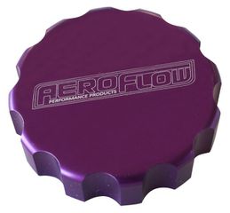 Billet Radiator Cap Cover - Suit Small Cap, Purple Finish