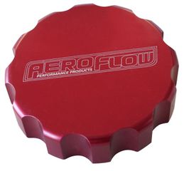 Billet Radiator Cap Cover - Suit Small Cap, Red Finish