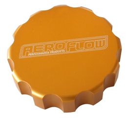 Billet Radiator Cap Cover -  Suit Large Cap, Gold Finish