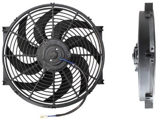 14" Electric Thermo Fan - Curved Blades, 1650 CFM