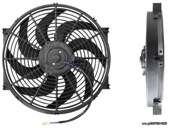 14" Electric Thermo Fan - Curved Blades, 1650 CFM