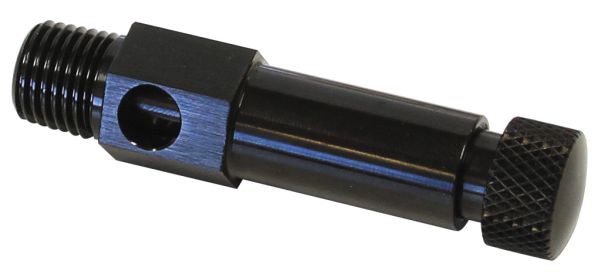 Injector Hat Adjustable Air Bleed - Black Finish