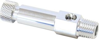 Injector Hat Adjustable Air Bleed - Silver Finish
