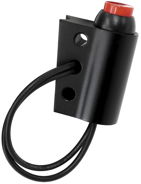 Launch Control Button Assembly - Red Button, Momentary Switch