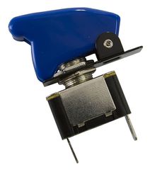 Blue Covered Rocket / Missile Switch - 12v 20A