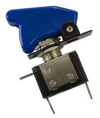 Blue Covered LED Rocket / Missile Switch - 12v 20A