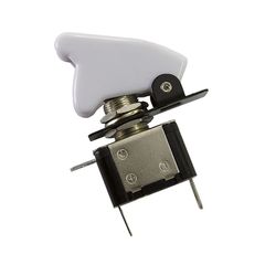 White Covered LED Rocket / Missile Switch - 12v 20A