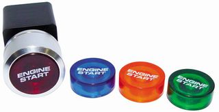 Engine Start Switch - Includes Red, Orange, Blue and Green Button Covers