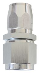 550 Series Cutter Style One Piece Straight Stepped Hose End -12AN to -16 Hose - Silver Finish