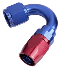 500 Series Cutter Swivel 150° Hose End -12AN - Blue/Red Finish