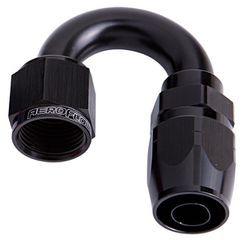 500 Series Cutter Swivel 180° Hose End -10AN - Black Finish