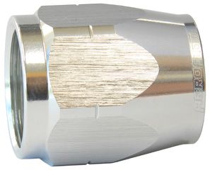 Cutter Style Hose End Socket -6AN - Silver Finish. Suit 500 and 550 Series Fittings