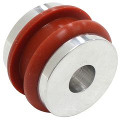 Replacement Soft Hi-Temp Bushing and Alloy Insert Kit - Polished - Suit Aeroflow Billet Exhaust Hangers