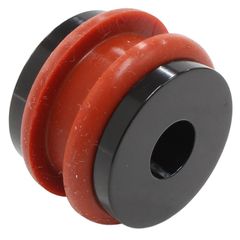 Replacement Soft Hi-Temp Bushing and Alloy Insert Kit - Black - Suit Aeroflow Billet Exhaust Hangers