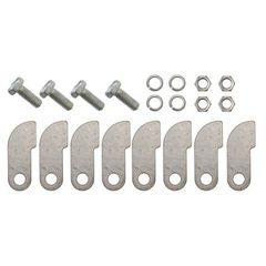 Replacement Merge Collector Tabs - X8 Tabs and X4 Bolts