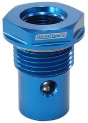 Roll Over Valve -12AN - Blue Finish, Suit Aeroflow Fuel Cells, -12 Male ORB to -8 Female ORB