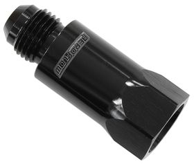 Roll Over Valve -8AN - Black Finish. -8 Female ORB to -8 Male AN