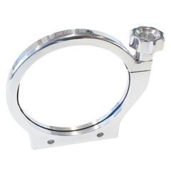 Billet Bottle Mount Bracket - Polished Suit 6.9" (175mm) Bottle