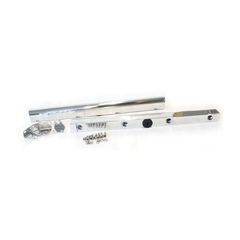 GM LS1 Billet EFI Fuel Rails - Polished Suit 14mm Full Length Fuel Injectors, -8ORB Ports