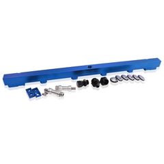 Nissan RB25 Billet EFI Fuel Rail - Blue Suit 14mm 3/4" Length and Full Length Fuel Injectors, -8ORB Ports