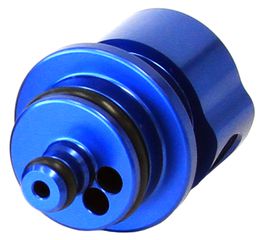 Fuel Rail Adapter (Blue) - Suit Ford Falcon BA-BF, FG, Territory