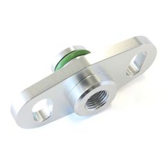 Fuel Rail Adapter (Silver) - Suit Mitsubishi 16mm Seal and 37-40mm Centres