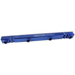 Mitsubishi Evolution 4-9 4G63 Billet EFI Fuel Rails - Blue Suit 14mm Full Length Fuel Injectors, -8ORB Ports